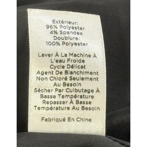 TALBOTS Womens Petite Pencil‎ Skirt Black and White Geo Sz 8P  Lined - Picture 2 of 13